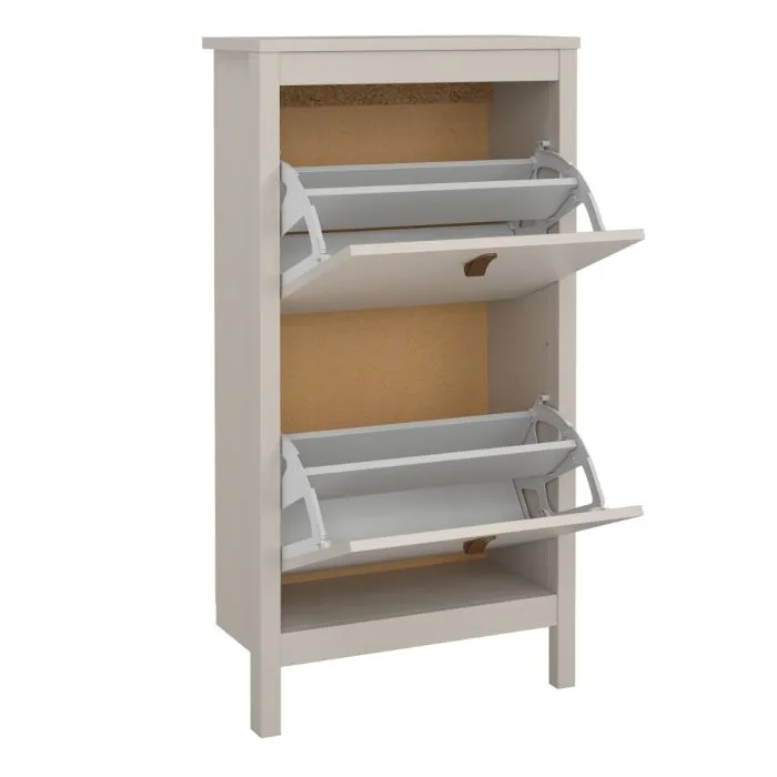 Loft Shoe Cabinet in Cashmere