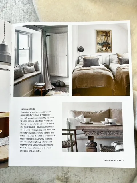 Calm, interiors to nurture, relax and restore – Hardback book