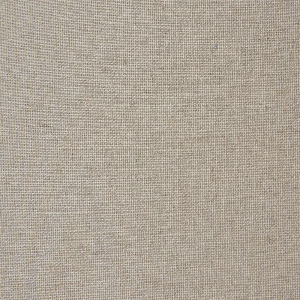 White Beaded Ceramic Lamp With Linen Shade