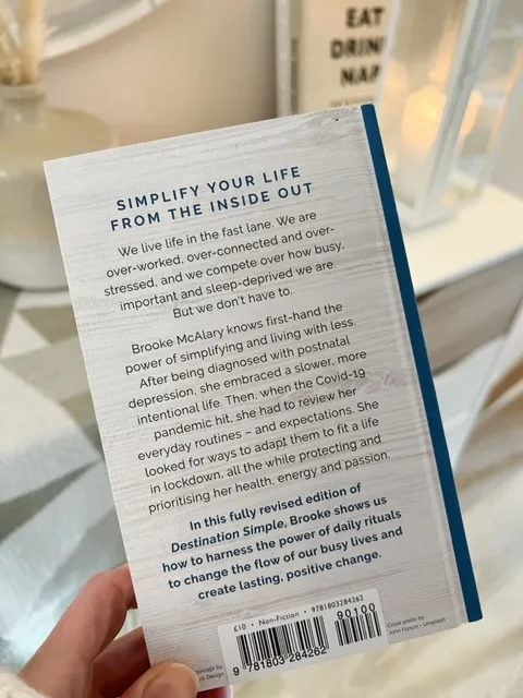 ‘Destination SIMPLE – Everyday rituals for a slower life’ hardback book
