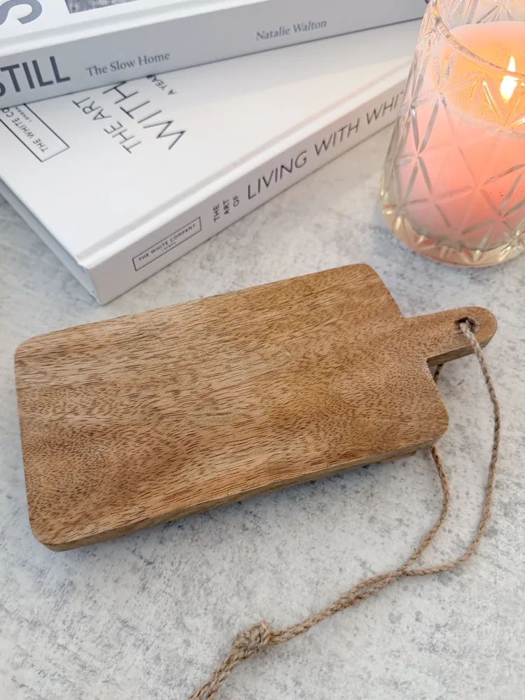 Adorable wooden display board/mini snack board