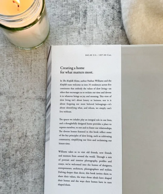 The Kinfolk Home – Beautiful large coffee table book