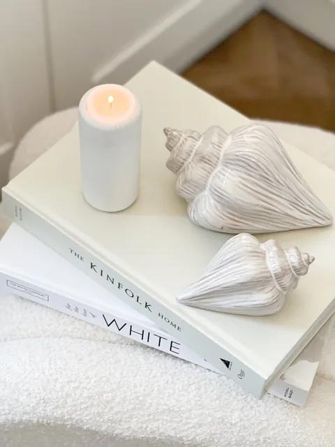 Medium ceramic decorative shell