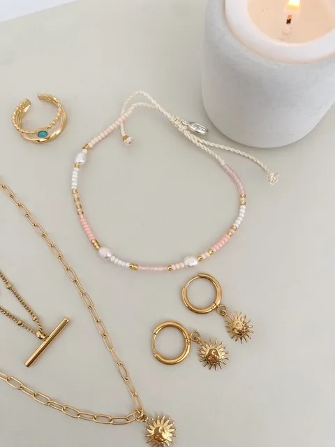Sun charm earrings