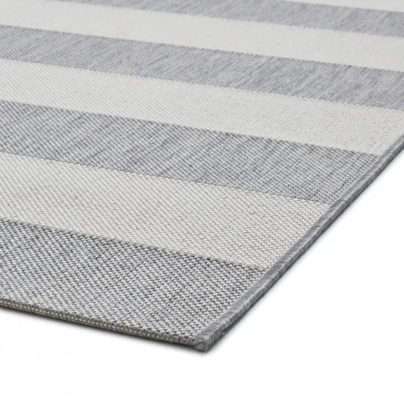 Bude outdoor rug – grey & light beige – 3 sizes