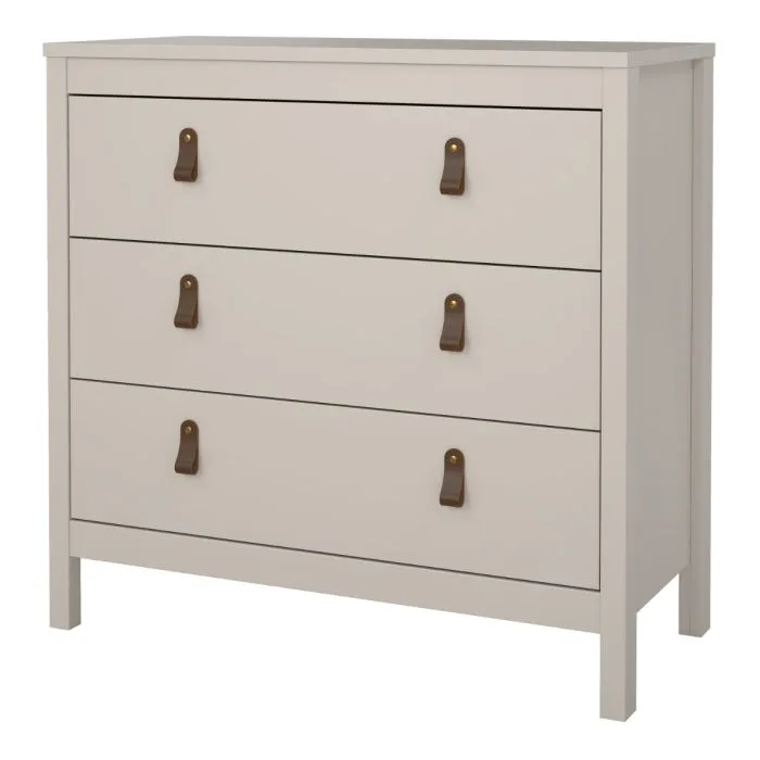 Loft Three drawer chest in Cashmere