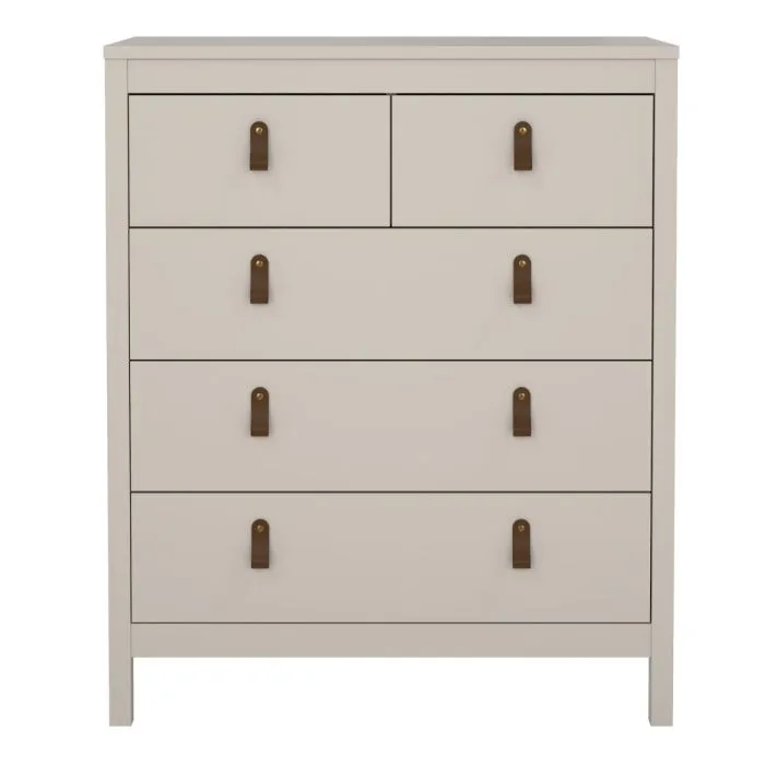 Loft five drawer chest in Cashmere