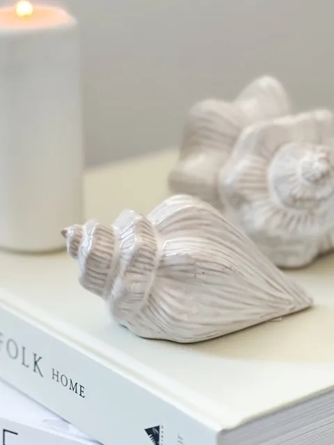 Medium ceramic decorative shell