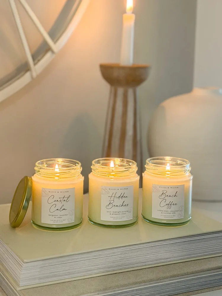 Soy wax candle – 3 Scents
