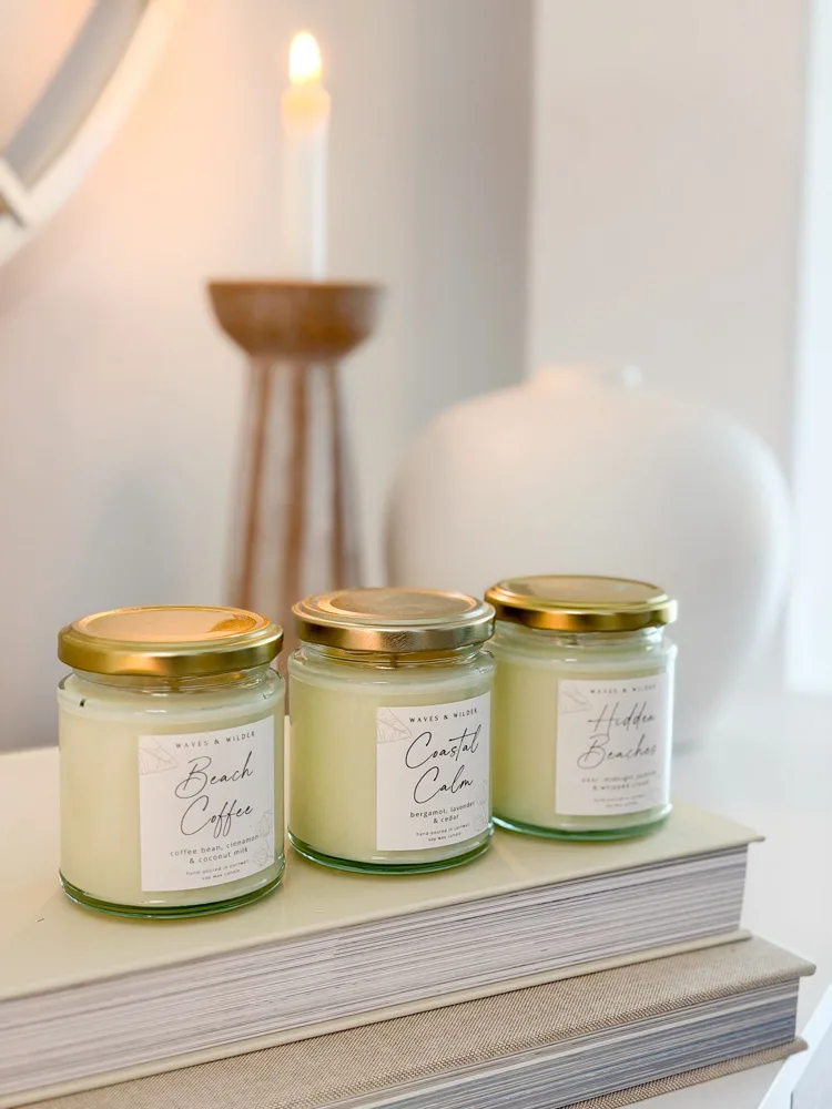 Soy wax candle – 3 Scents