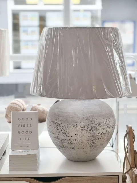 Regola Large Stone Ceramic Lamp