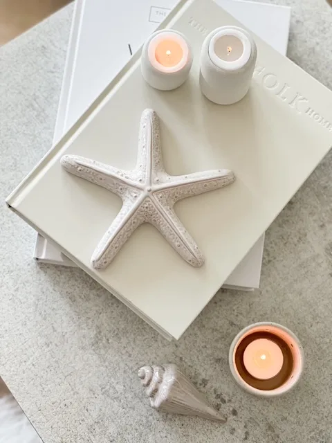 Decorative ceramic starfish