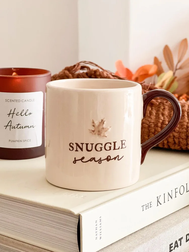 Snuggle season ceramic mug