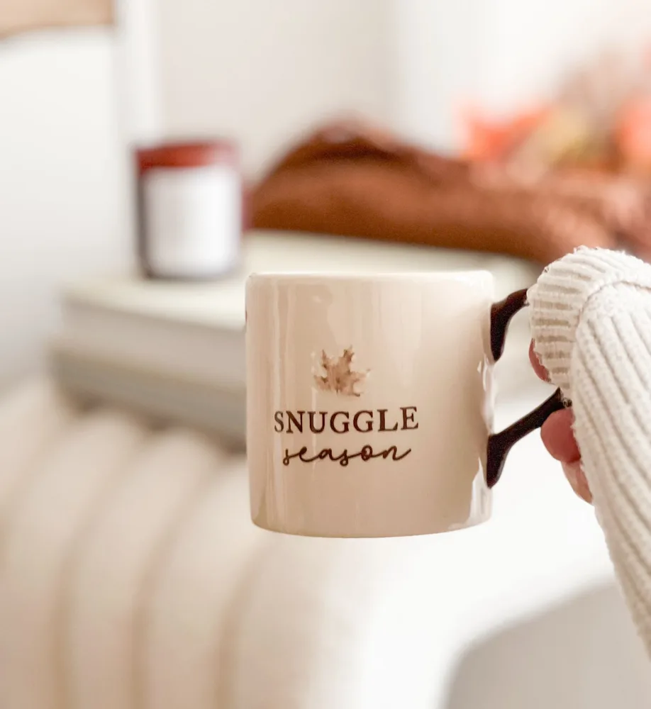Snuggle season ceramic mug