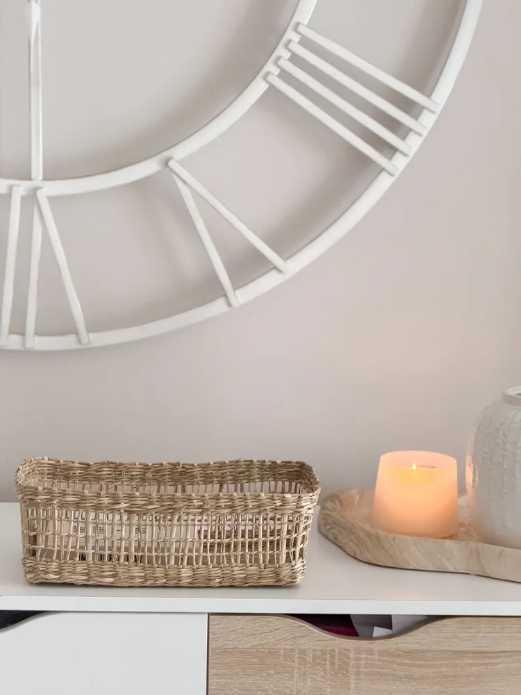 Seagrass storage basket