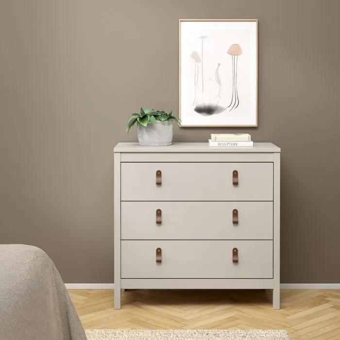 Loft Three drawer chest in Cashmere